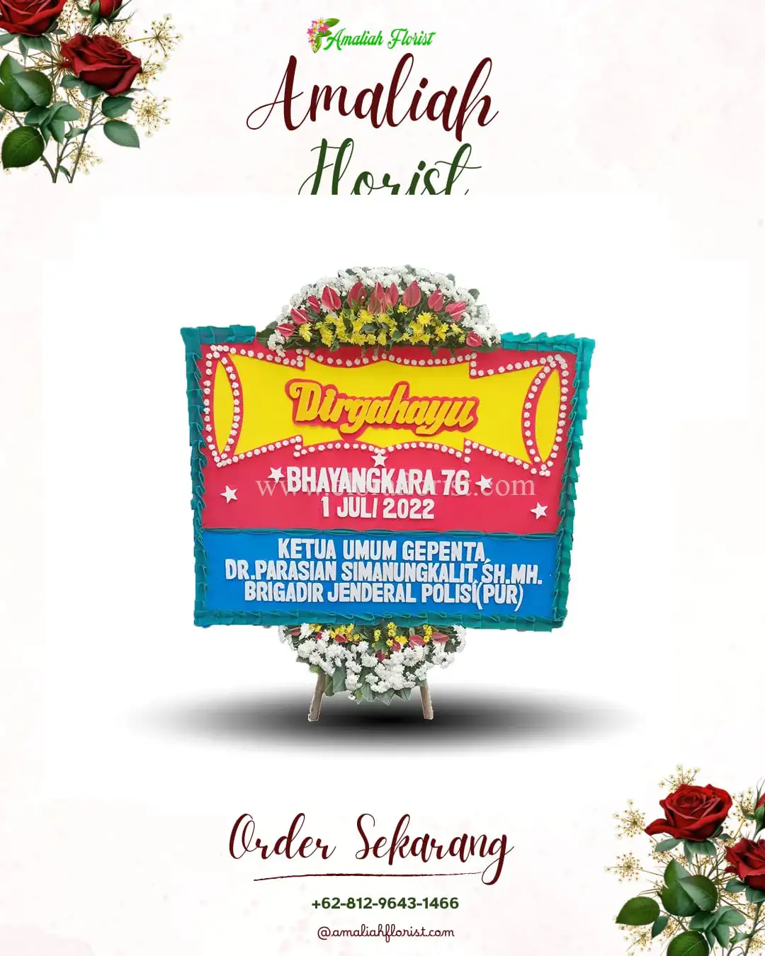 Papan Bunga HUT Ulang Tahun Penglatan